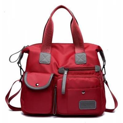 Borsa a tracolla messenger in nylon di lusso da donna
