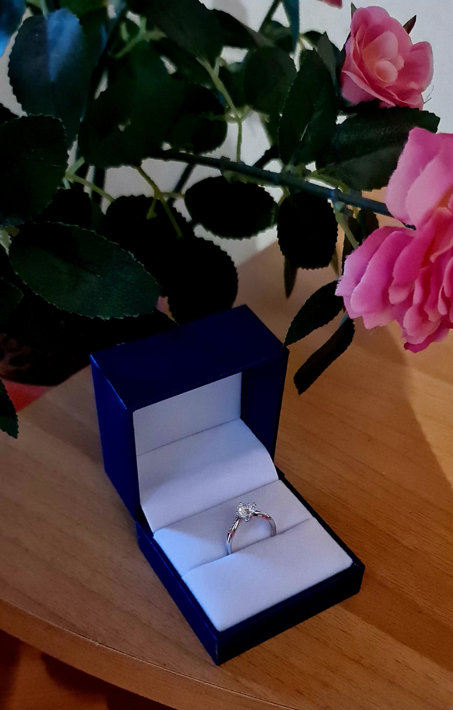 Anello in argento sterling 925 con corona da principessa e moissanite da 1 carato autoregolabile consegna immediata FANTASTICO
