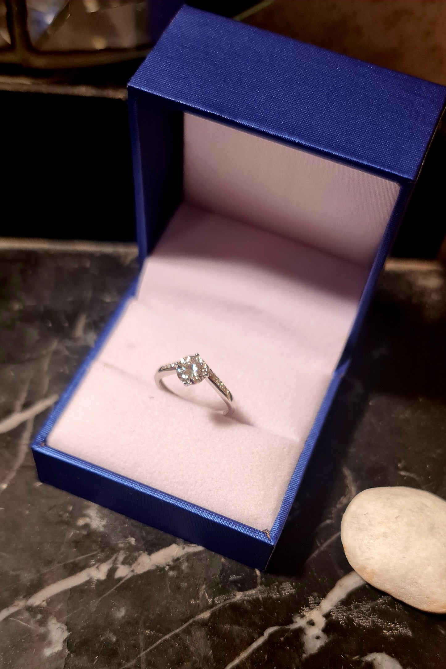Anello in argento sterling 925 con corona da principessa e moissanite da 1 carato autoregolabile consegna immediata FANTASTICO