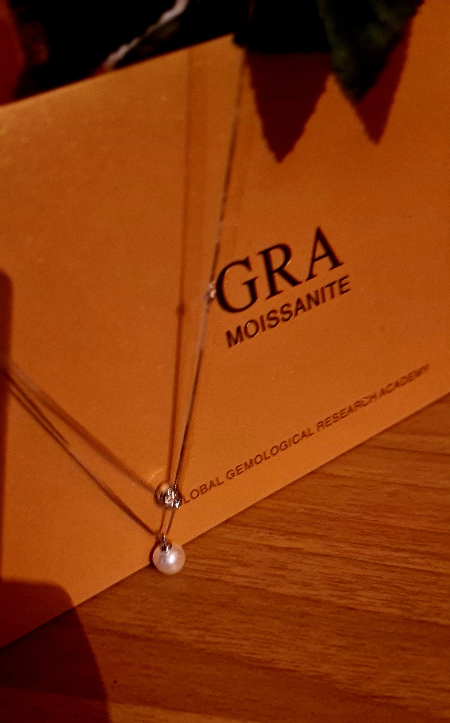 Collana in argento con catena a doppio strato e 50 punti di moissanite MODELLO JULIETTE