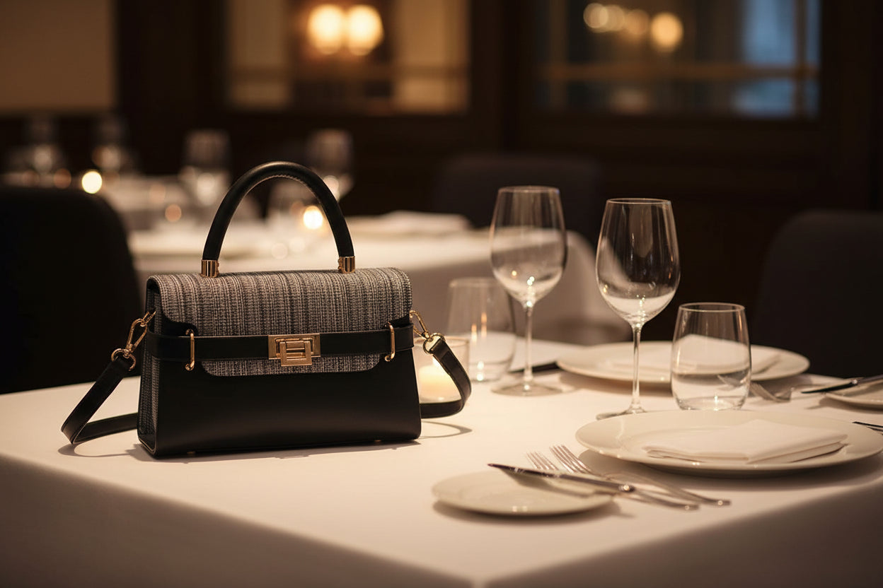 Borsa intrecciata modello Lysia piccole dimensioni