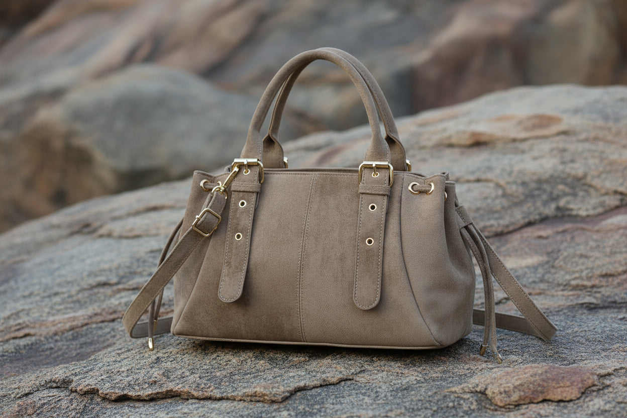 BORSA SCAMOSCIATA MODELLO BELLINI DISEGNO FRANCESE