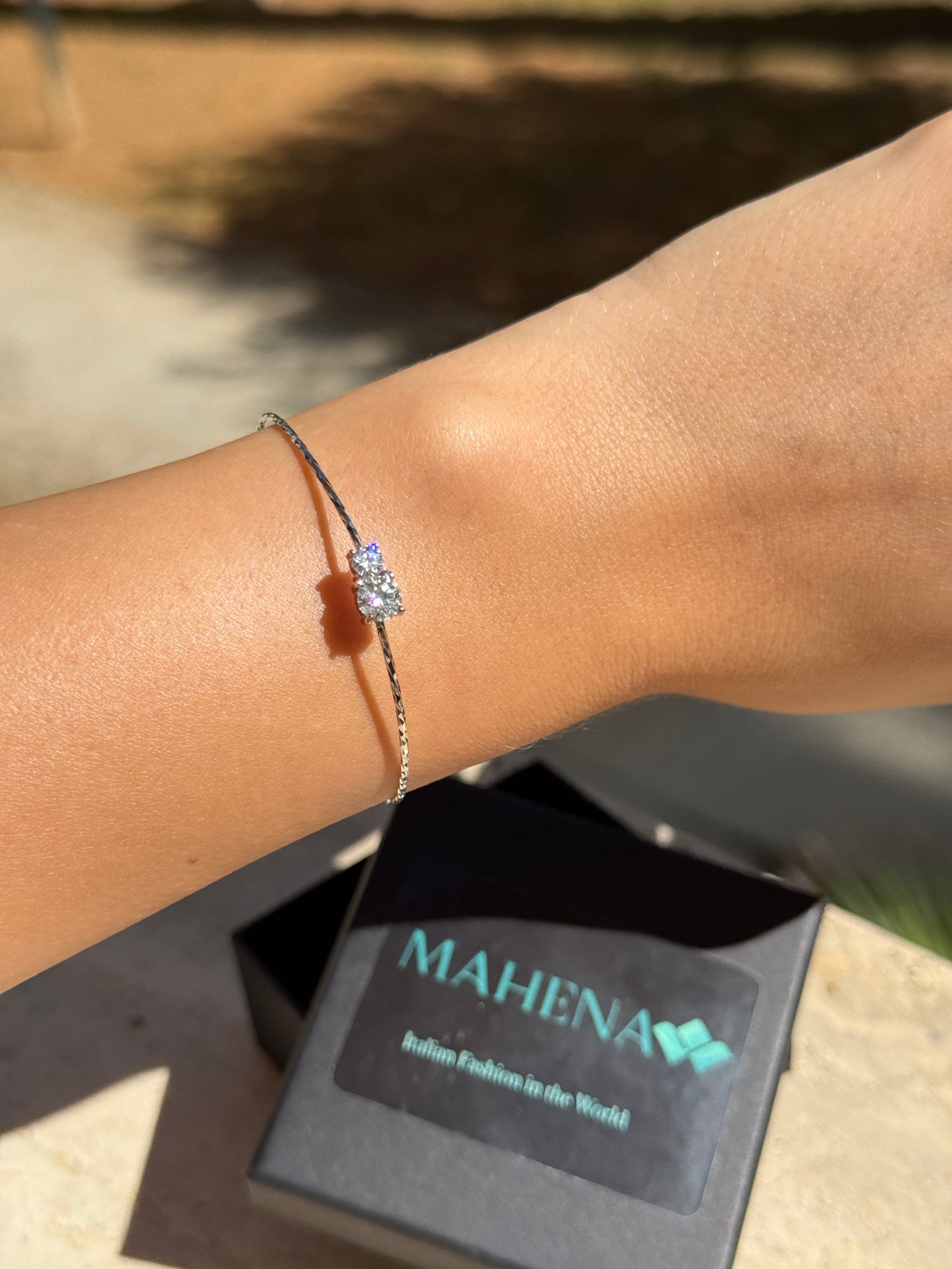 Bracciale Starlight Shining Moissanite Luxury consegna in 12 giorni