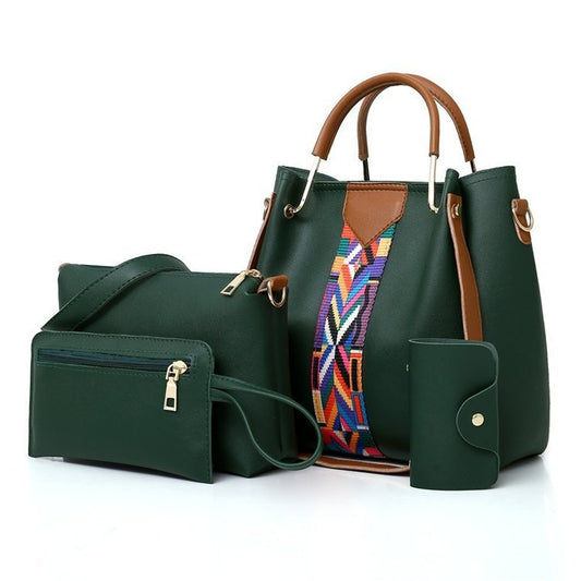 4 in 1 borsa messenger all-match moda donna borsa grande capacità