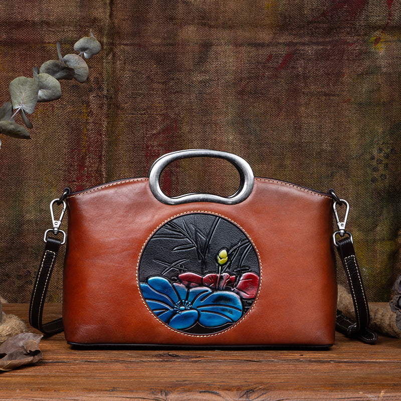 Johnature leren tas voor dames in limited edition