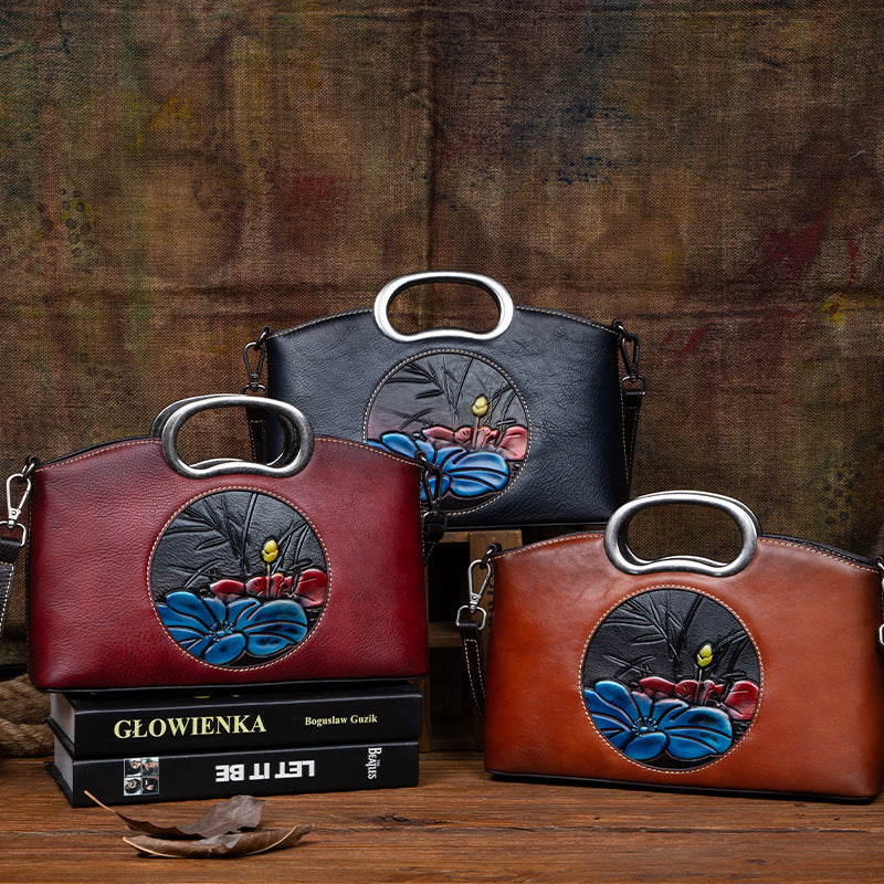 Johnature leren tas voor dames in limited edition