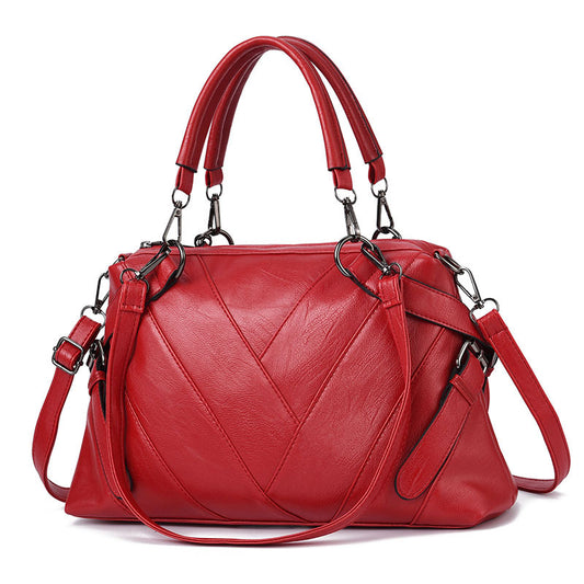 Borsa a mano e tracolla alla moda in morbida colore di tendenza modello Marea versione economica