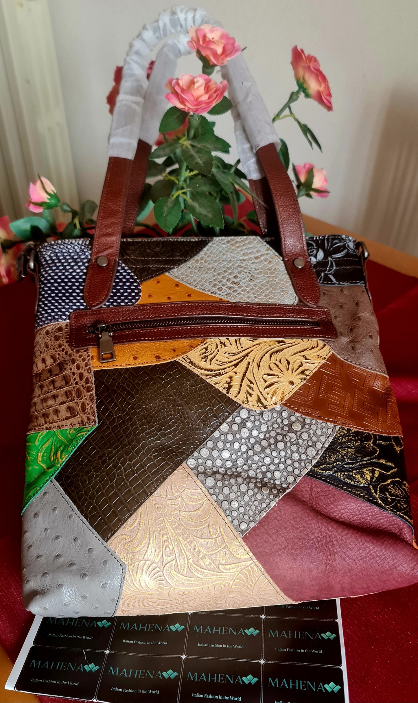 Borsa Vesta pelle bovina 1 strato Alta qualità OFFERTA 30X35X14