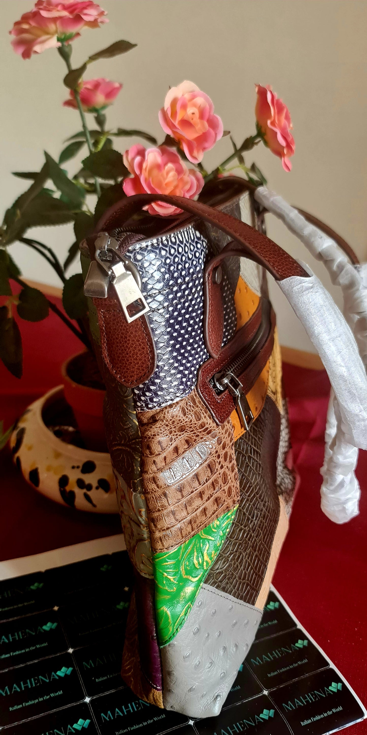 Borsa Vesta pelle bovina 1 strato Alta qualità OFFERTA 30X35X14