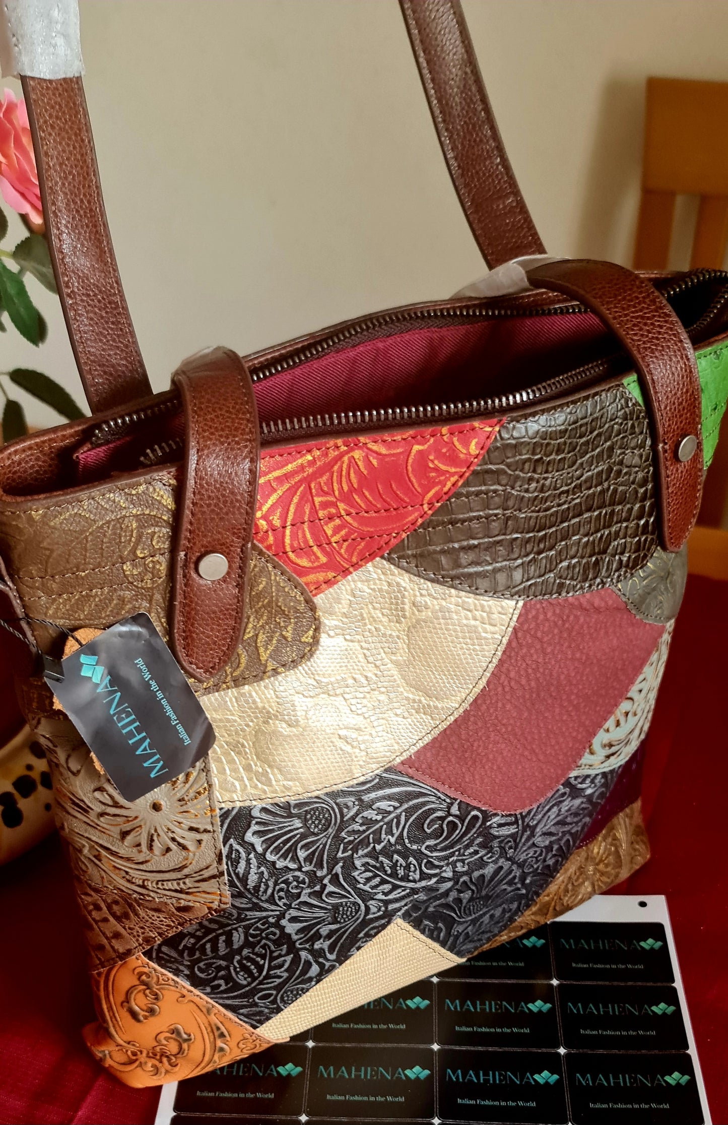 Borsa Vesta pelle bovina 1 strato Alta qualità OFFERTA 30X35X14