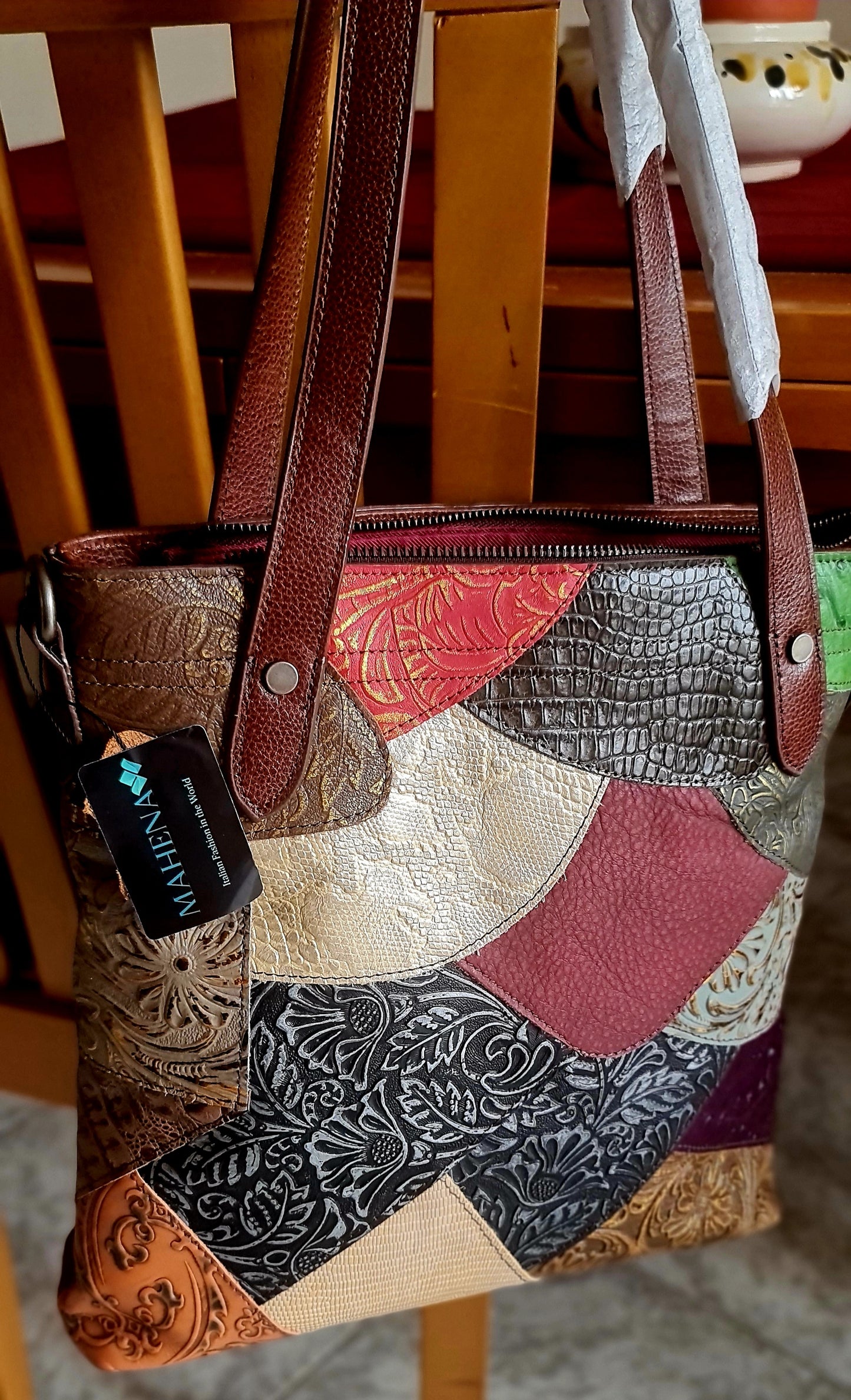 Borsa Vesta pelle bovina 1 strato Alta qualità OFFERTA 30X35X14