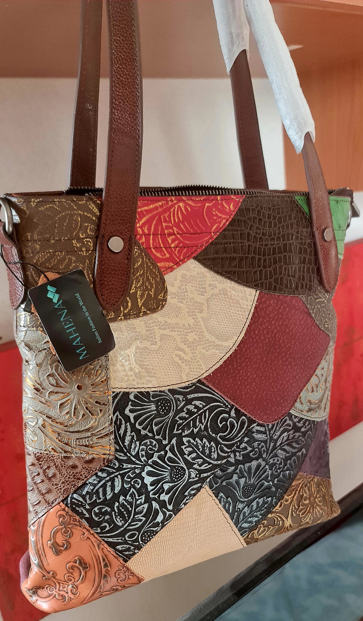 Borsa Vesta pelle bovina 1 strato Alta qualità OFFERTA 30X35X14