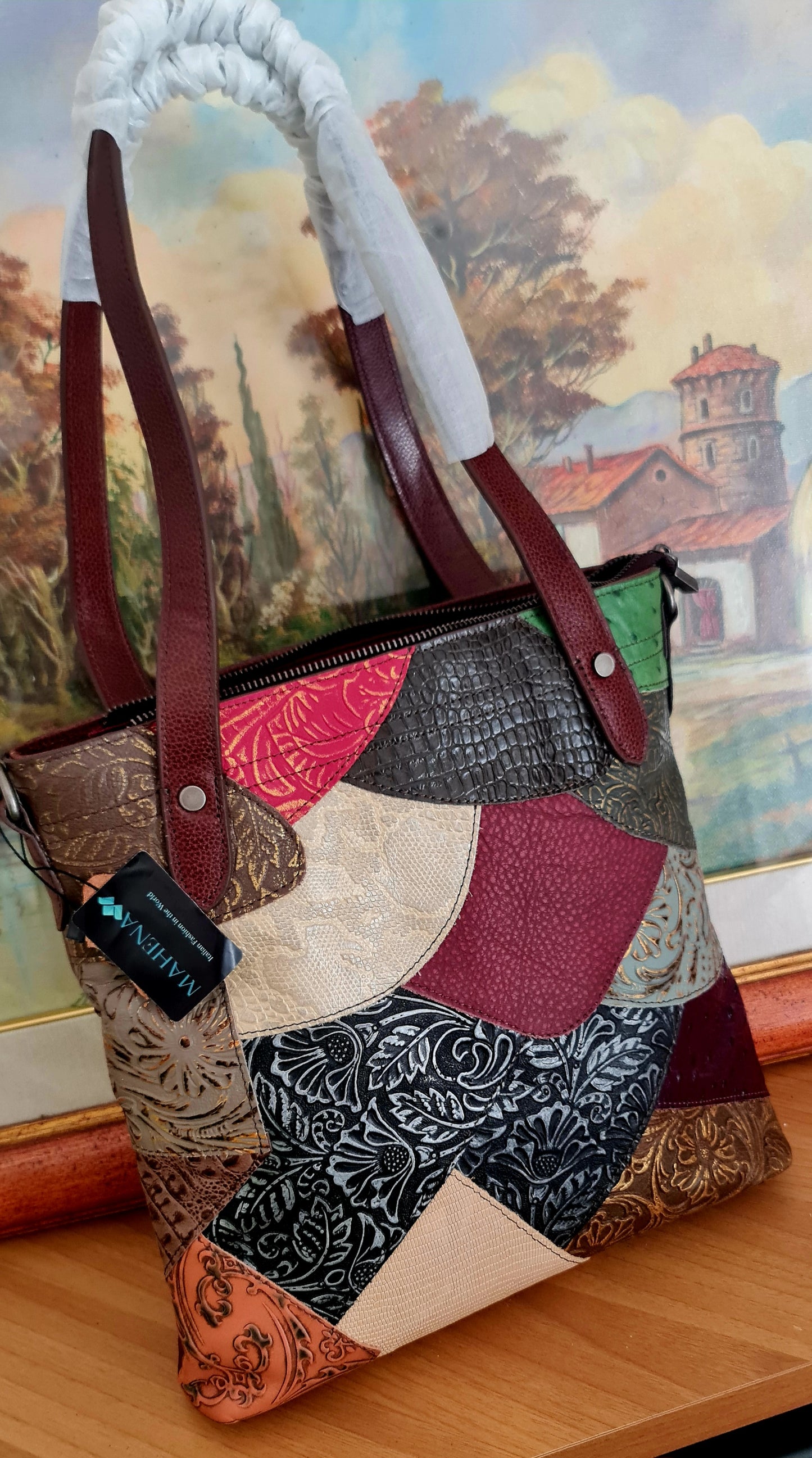 Borsa Vesta pelle bovina 1 strato Alta qualità OFFERTA 30X35X14