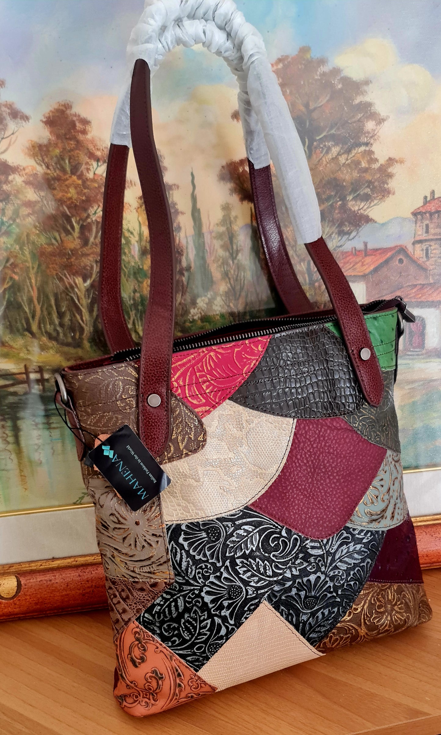 Borsa Vesta pelle bovina 1 strato Alta qualità OFFERTA 30X35X14