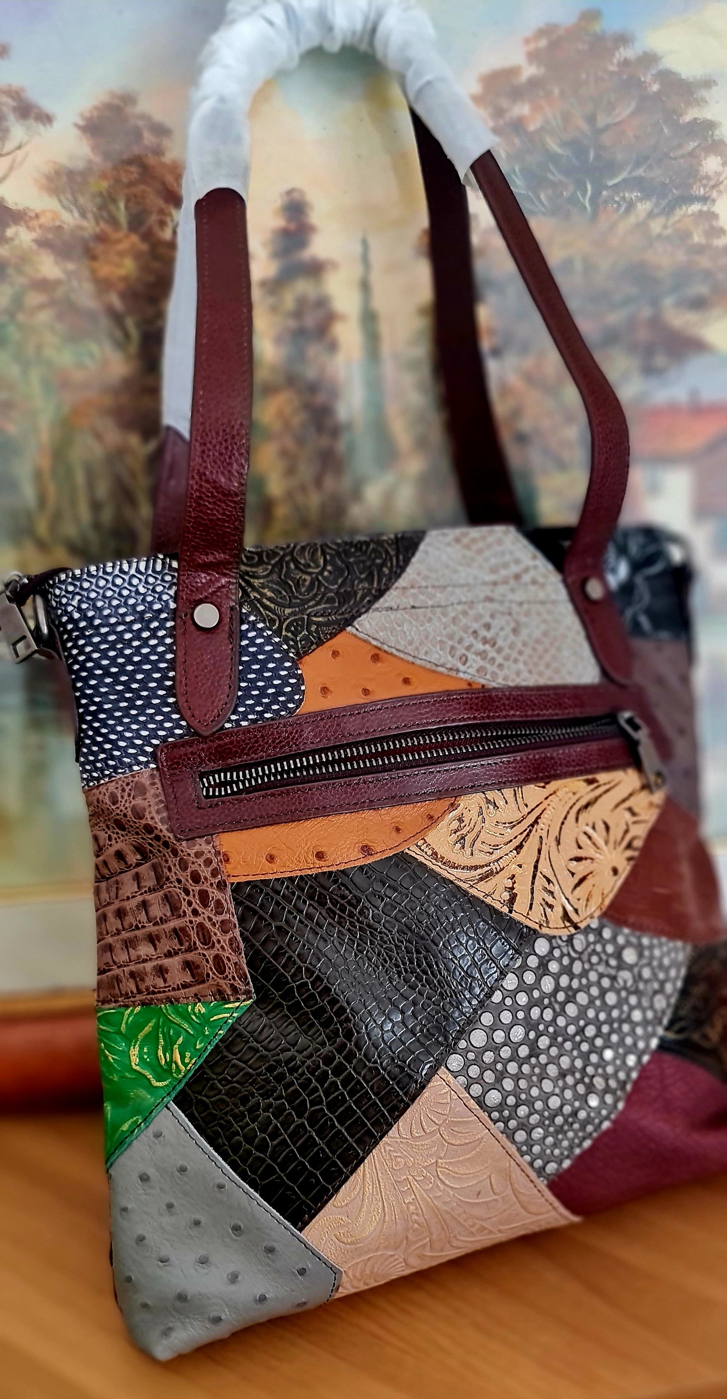 Borsa Vesta pelle bovina 1 strato Alta qualità OFFERTA 30X35X14