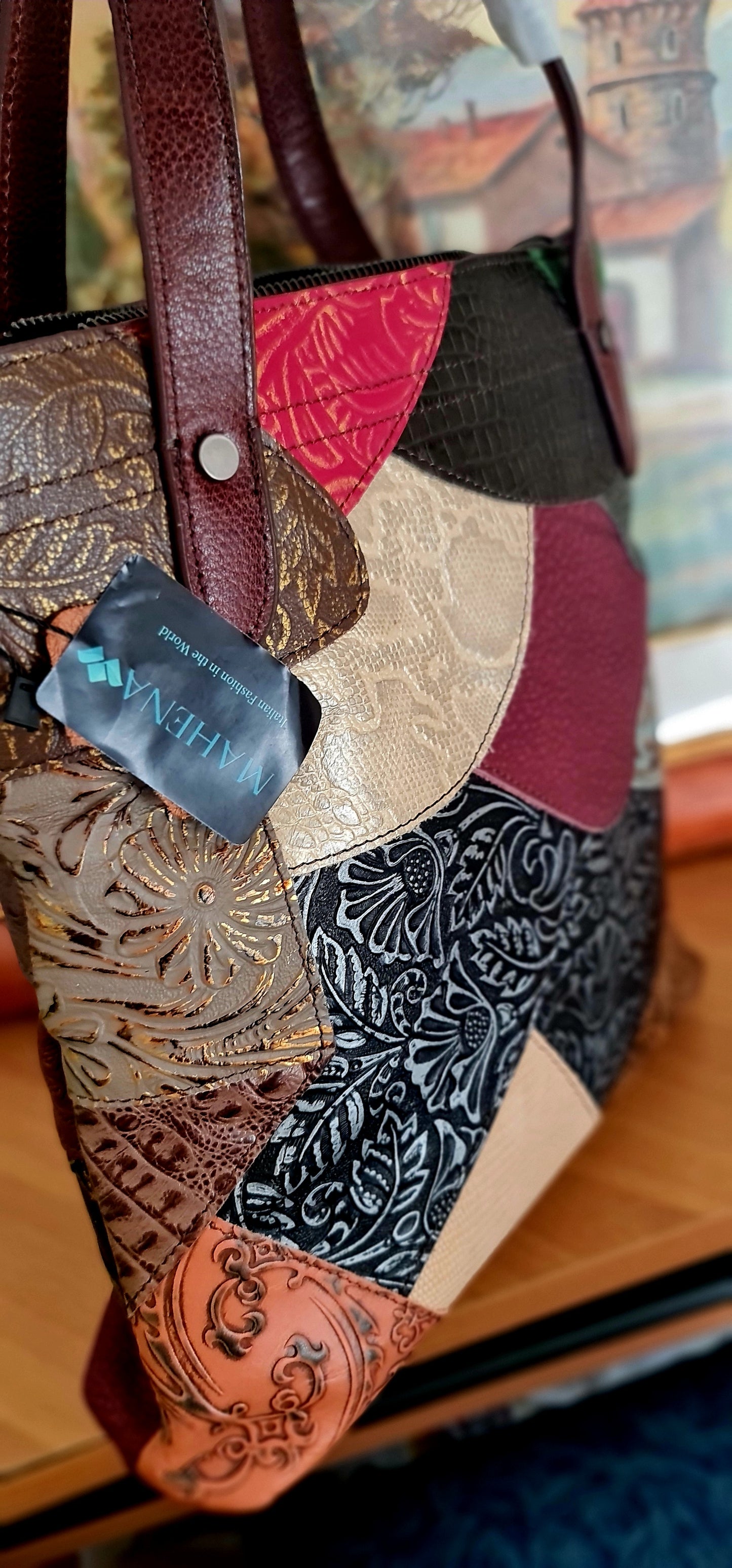 Borsa Vesta pelle bovina 1 strato Alta qualità OFFERTA 30X35X14