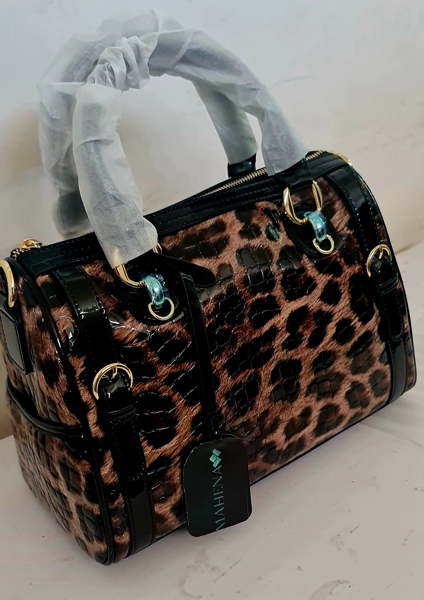 Dione leopard print handbag, trendy model, BEAUTIFUL AND UNIQUE