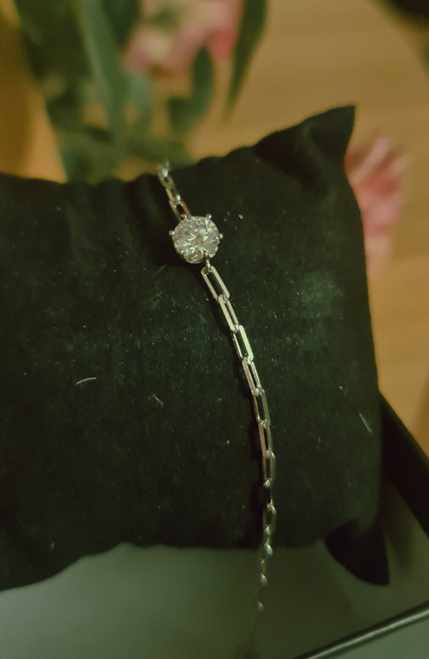 Bracciale da donna in argento Sterling S925 con moissanite da 1 carato e colore D MODELLO JEANNE