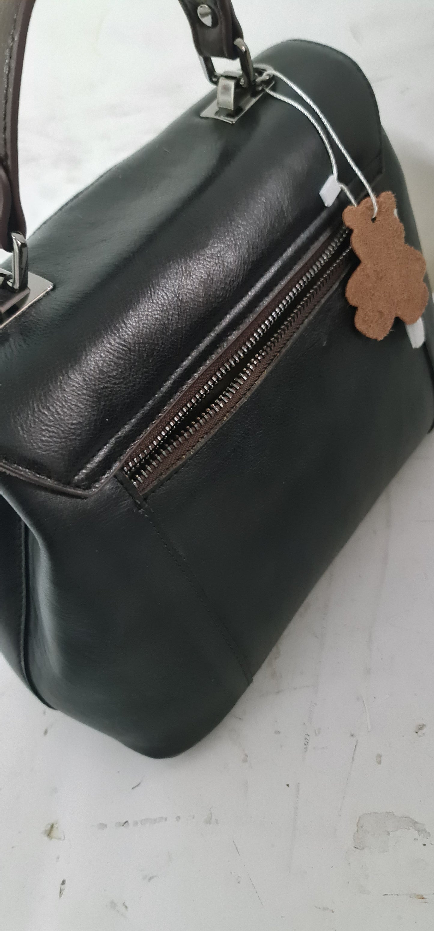 LIMITED EDITION SISSY Pattern Colorful Hand Print Embossed Retro Portable Diagonal Handbag