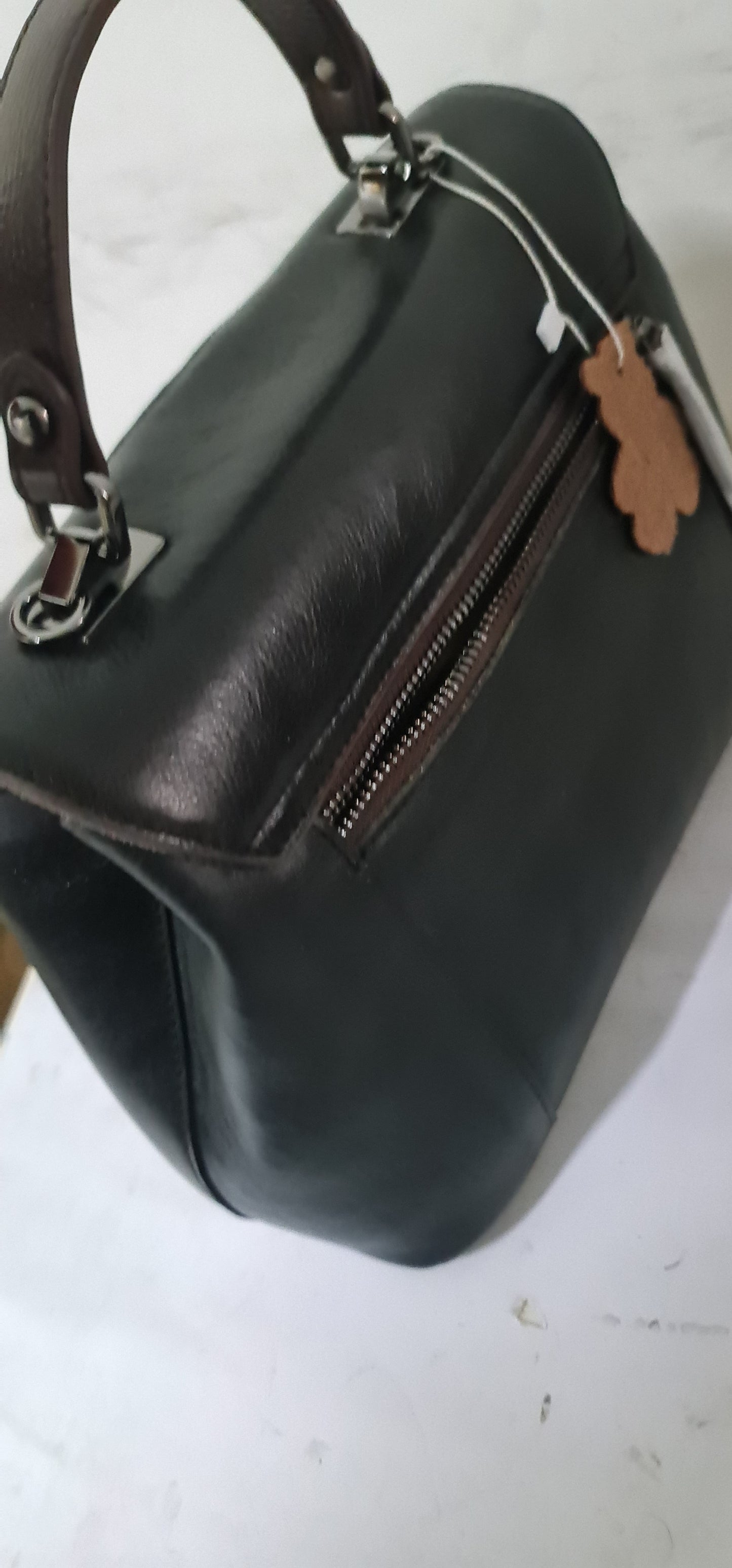 LIMITED EDITION SISSY Pattern Colorful Hand Print Embossed Retro Portable Diagonal Handbag