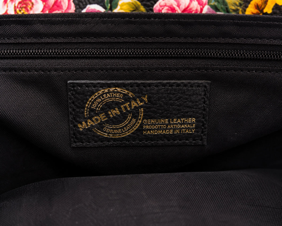 MAHENA Secret Garden – Sculptural Floral Handbag Made in Italy