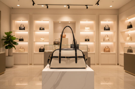 Borsa a tracolla lunga con fibbia decorativa dorata MODELLO CHOCO