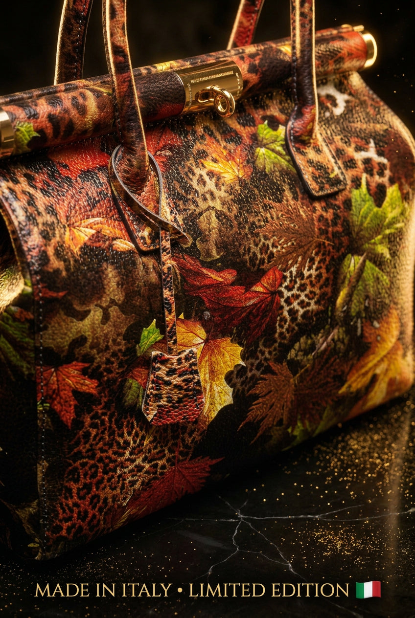 MAHENA "Incanto" - Borsa a Mano in Pelle Italiana EDIZIONE LIMITATA