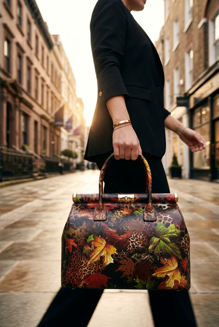 MAHENA "Incanto" - Borsa a Mano in Pelle Italiana EDIZIONE LIMITATA