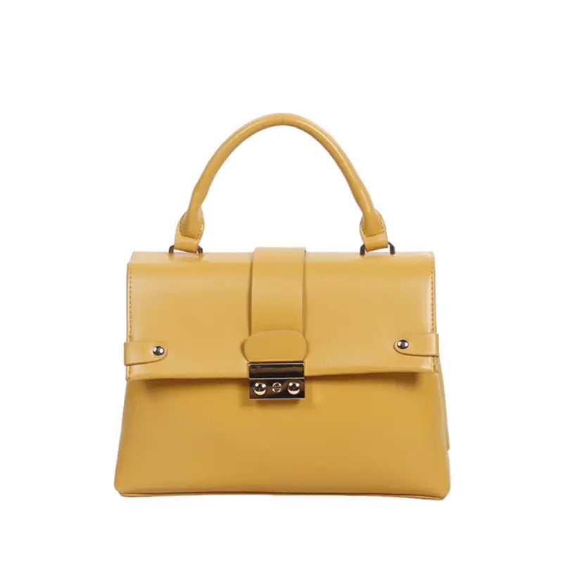 BORSA DONNA RIVABELLA SENAPE CON TRACOLLA