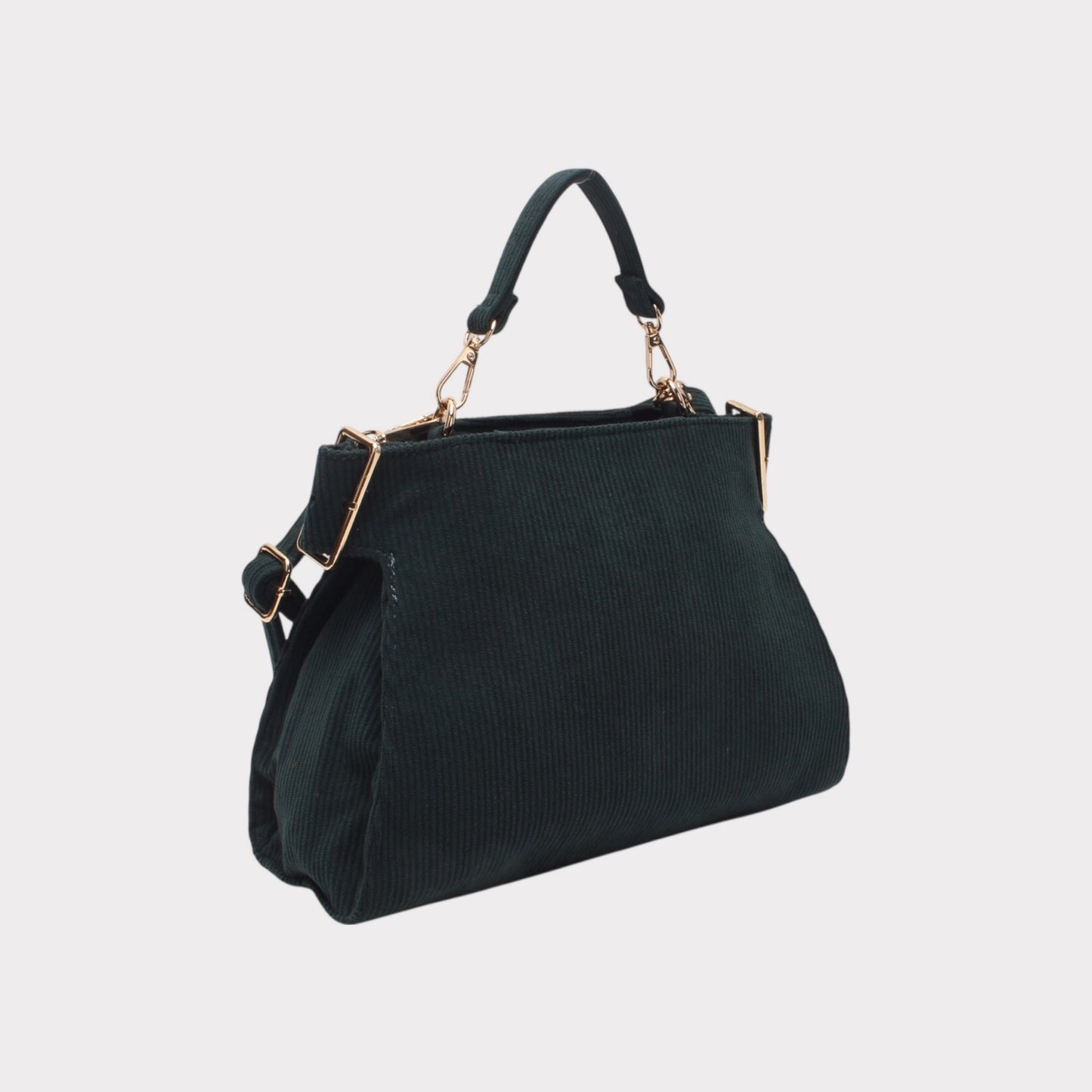 Borsa a tracolla con manico, chiusura a zip ed effetto a coste.MODELLO LOVELACE NERA O BORDEAUX