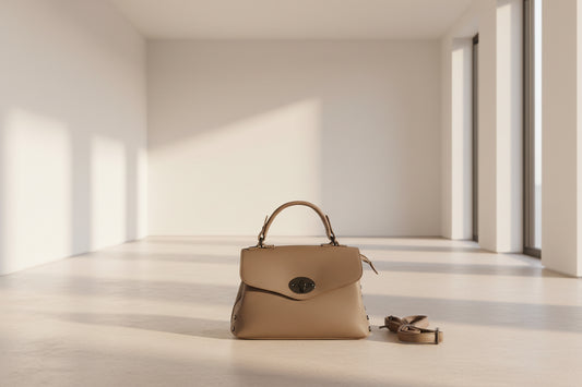 BORSA A MANO CON TRACOLLA, CON PATTA MODELLO MADRID