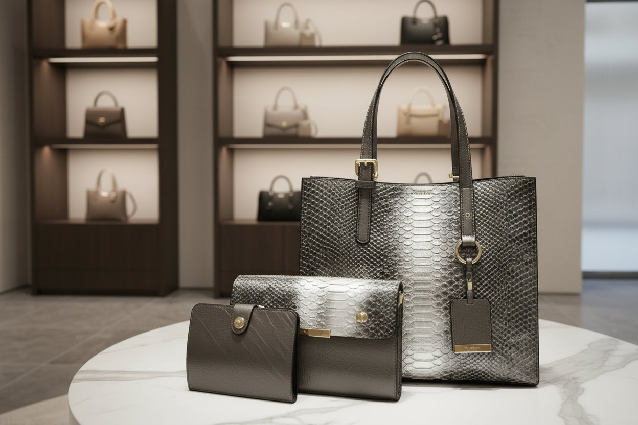 NUOVA BORSA DONNA Modello Marta ECONOMICO COMPOSTA DA 3 PEZZI