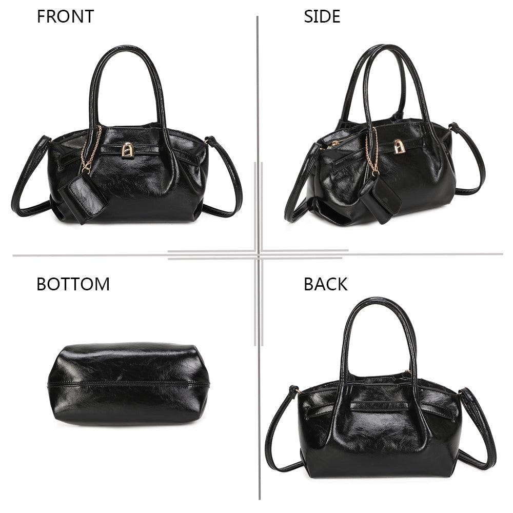 Borsa Donna modello eiffel finitura lucida disegno francese