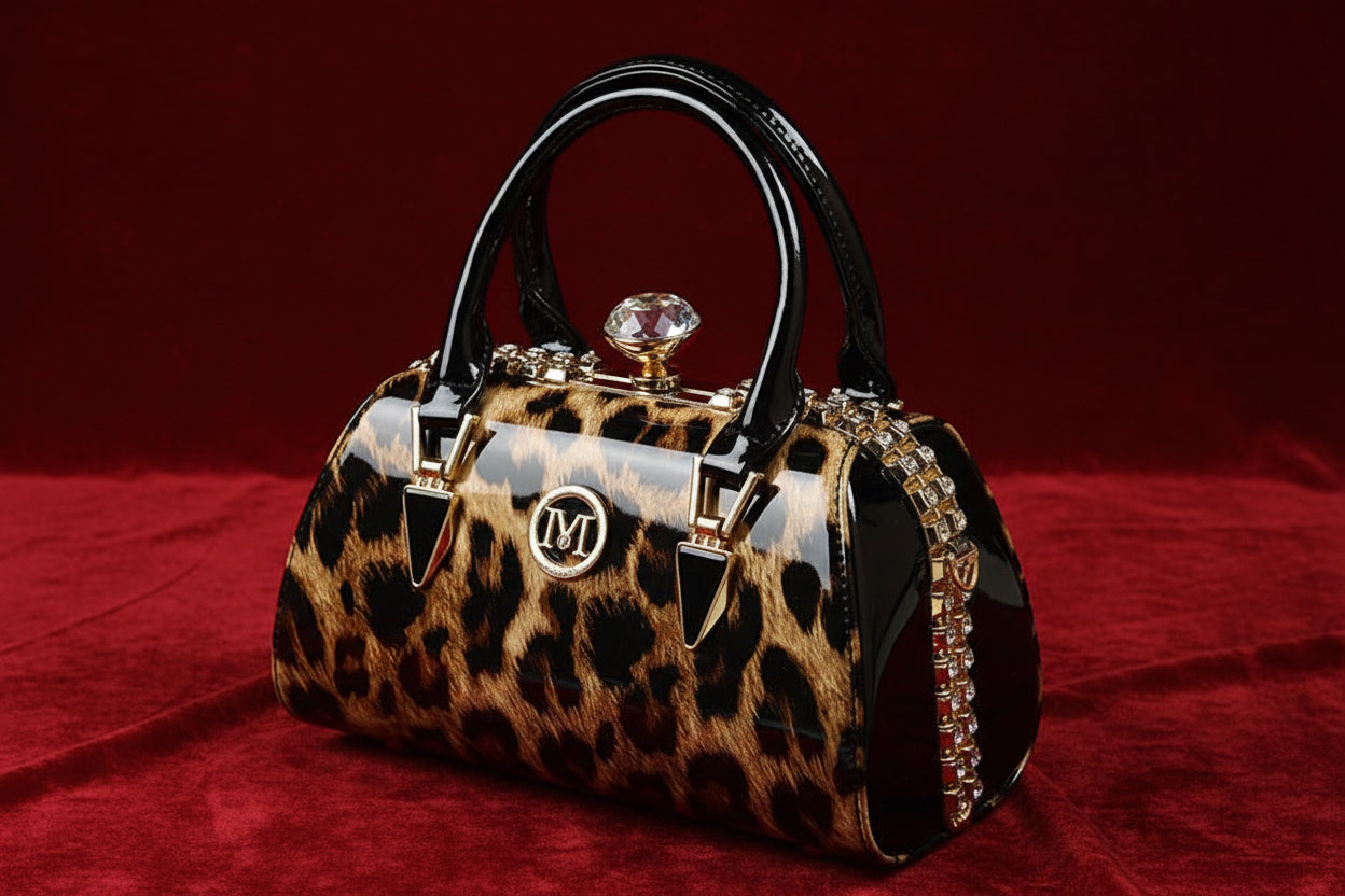 Borse di lusso in pelle sintetica verniciata dal design di lusso modello Montecarlo