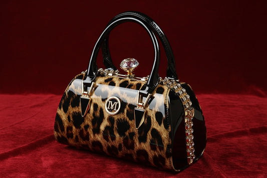 Borse di lusso in pelle sintetica verniciata dal design di lusso modello Montecarlo