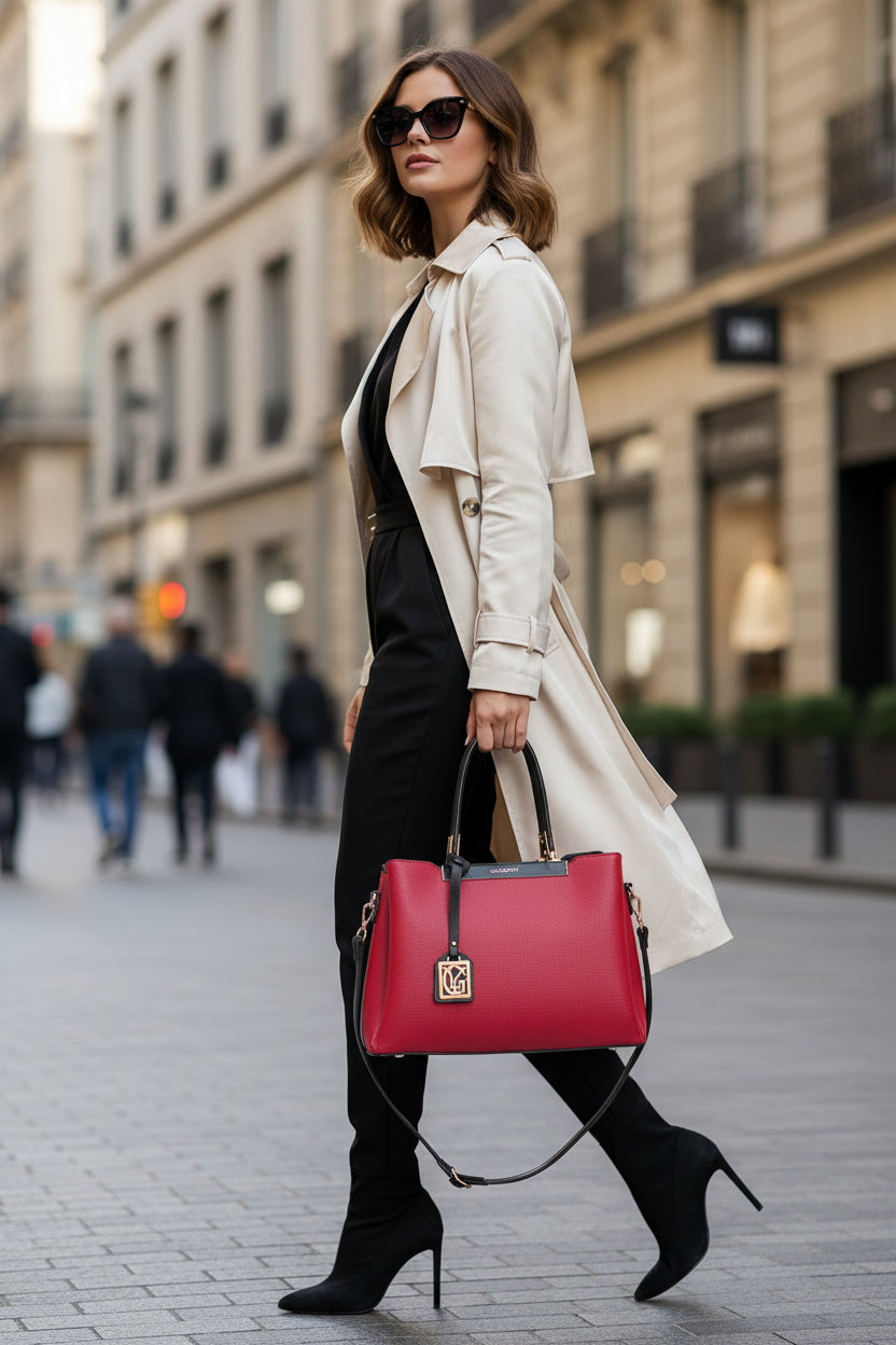 Borsa modello road disegno francese