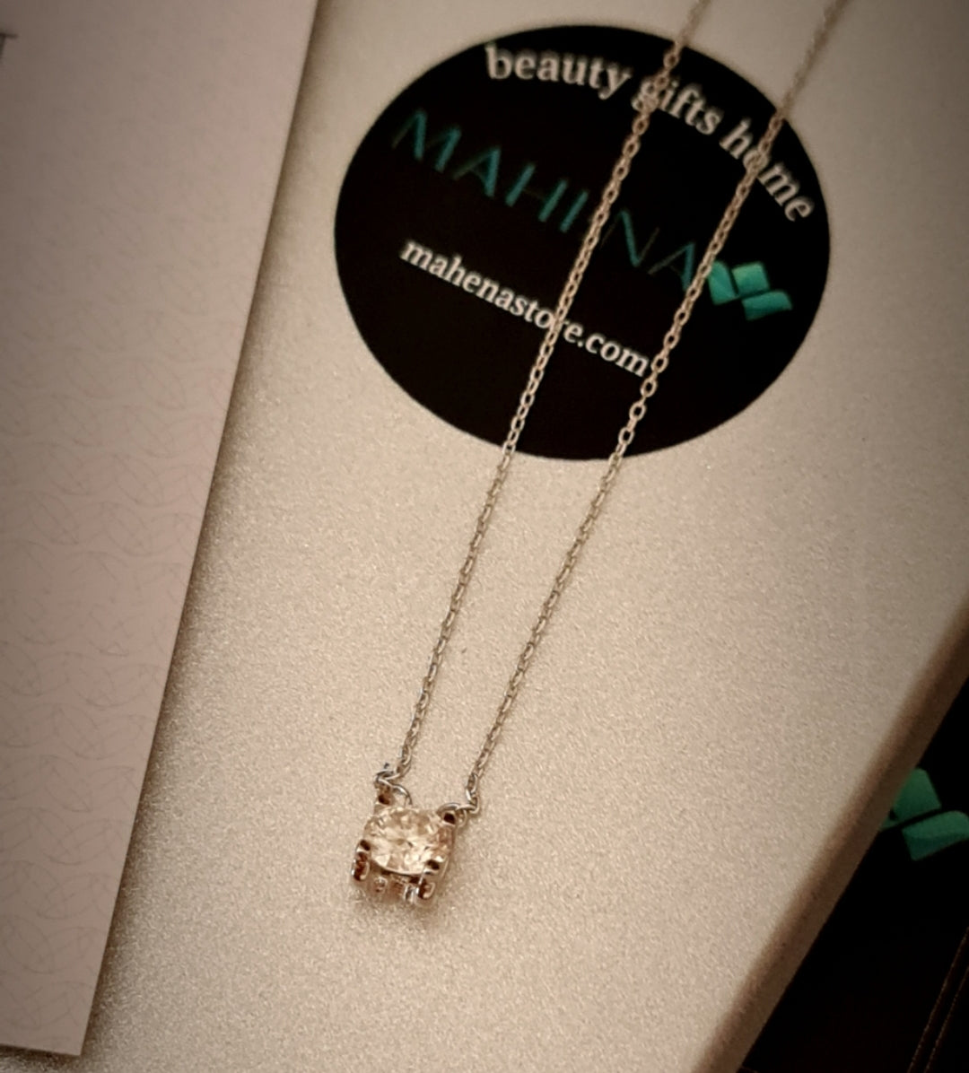 Collana in moissanite in argento sterling S925 Con certificato ORDINA ORA
