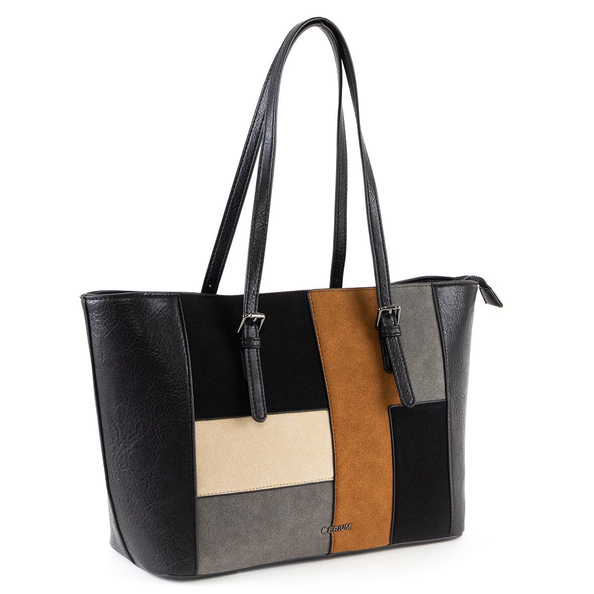 Handtasche Lola Leder Made in Italy Wildleder-Optik Wunderschön