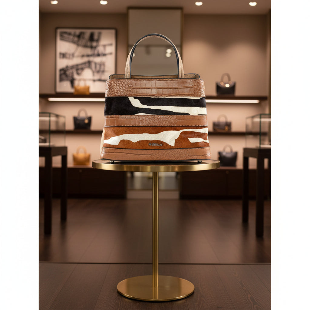 AMANDA etnisk damehåndtaske og skuldertaske