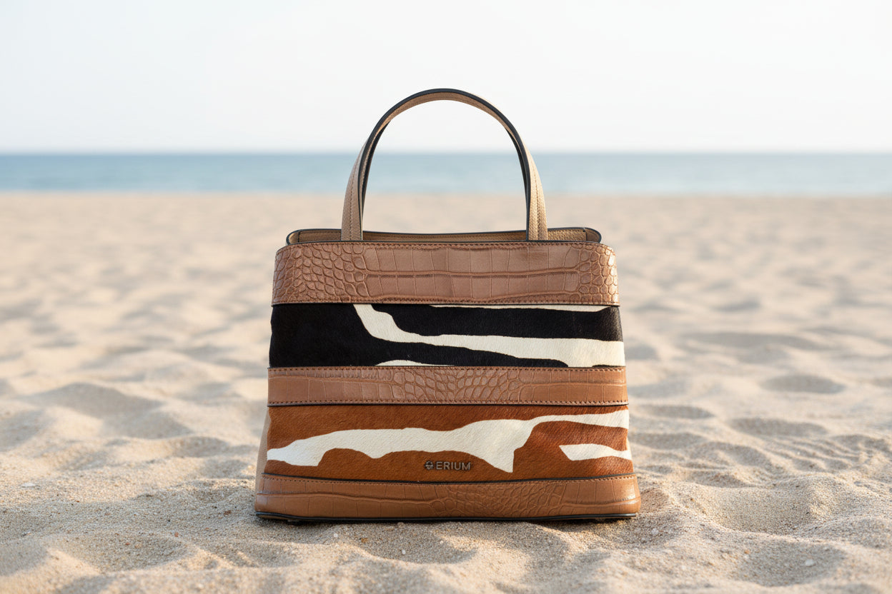 AMANDA etnisk damehåndtaske og skuldertaske