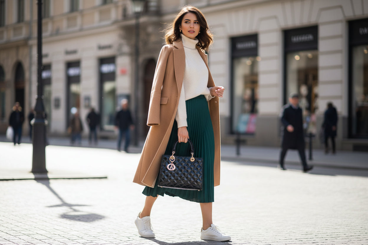 borsa Dalida Lucida piccole dimensioni disegno francese