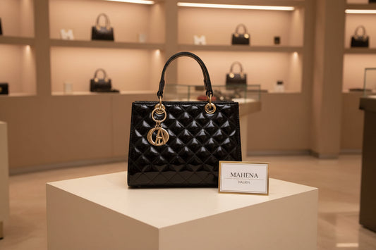 borsa Dalida Lucida piccole dimensioni disegno francese