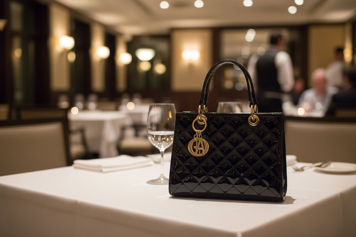 borsa Dalida Lucida piccole dimensioni disegno francese