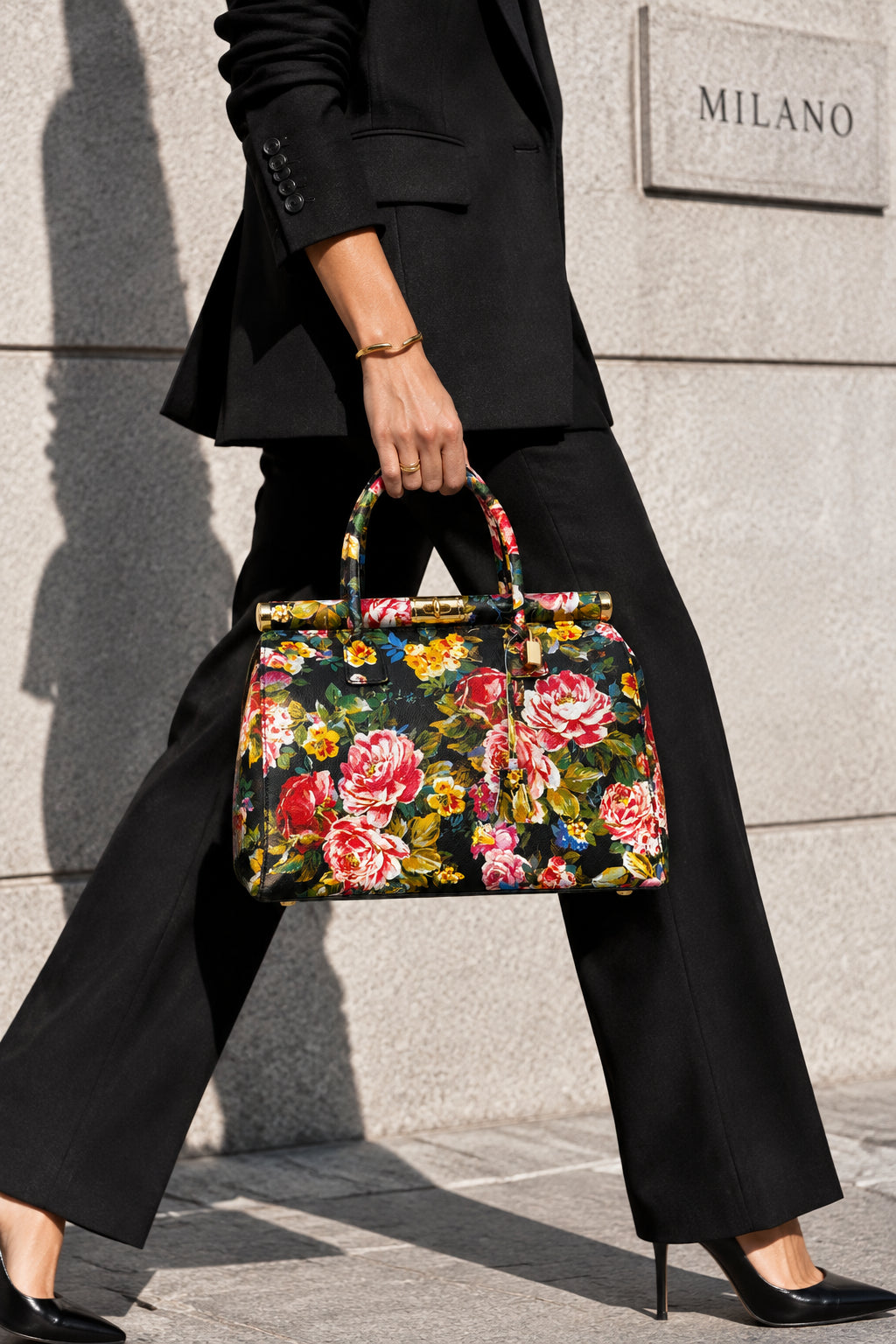MAHENA Secret Garden – Borsa Scultorea Floreale Made in Italy
