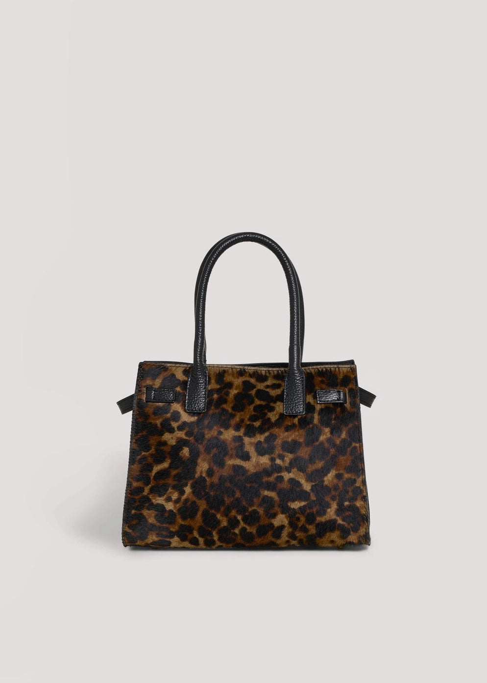 MAHENA "Circe" – Limited Edition Leopard Calf Hair & Togo Leather Handbag