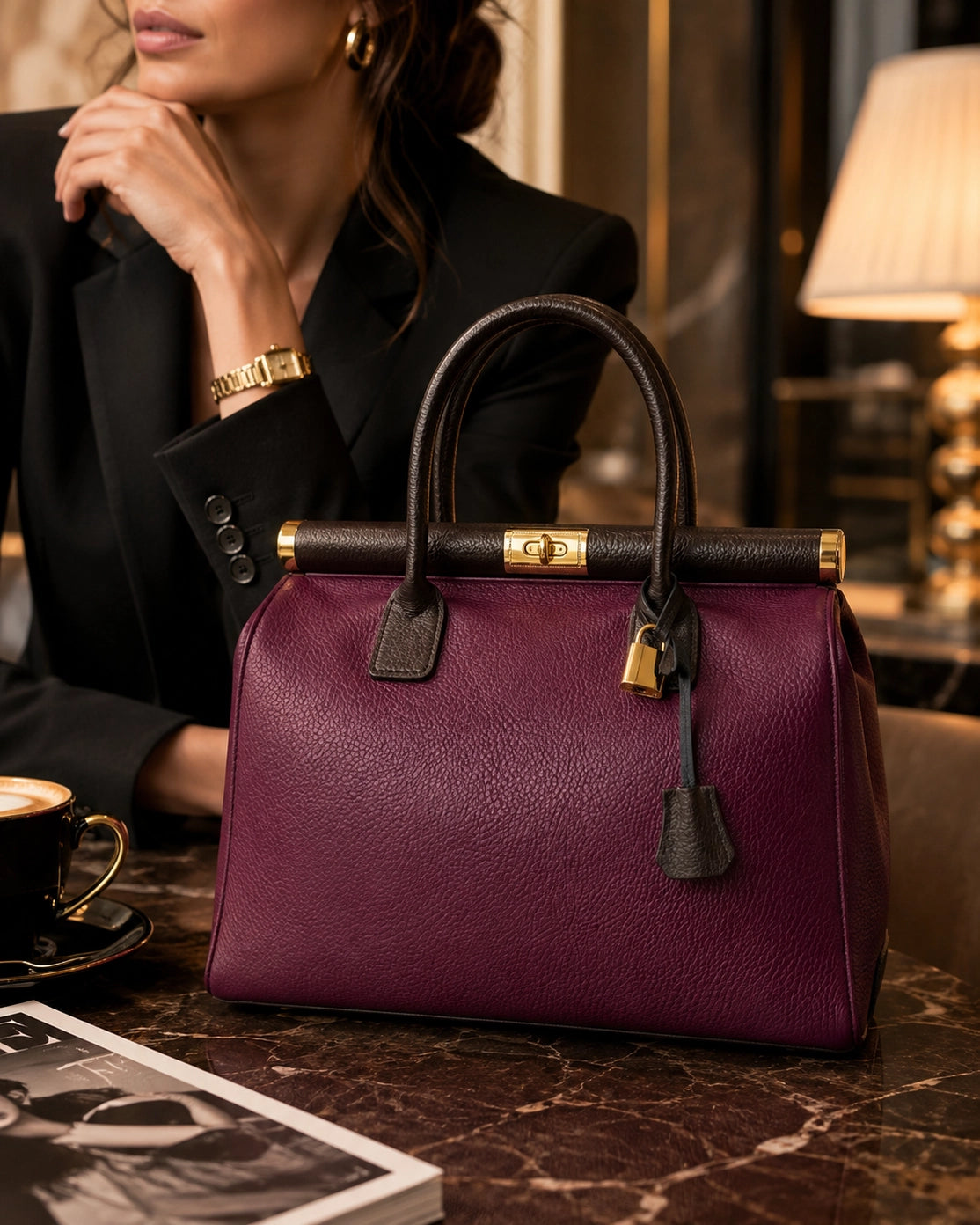 MAHENA Essenza – Borsa Scultorea in Pelle Artigianale Made in Italy