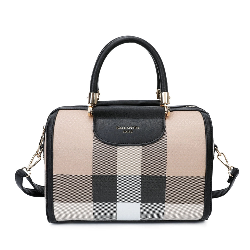 Borsa Fiona con motivo scozzese classico