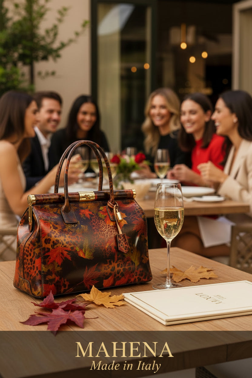 MAHENA "Incanto" - Italian Leather Handbag | EXCLUSIVE LIMITED EDITION