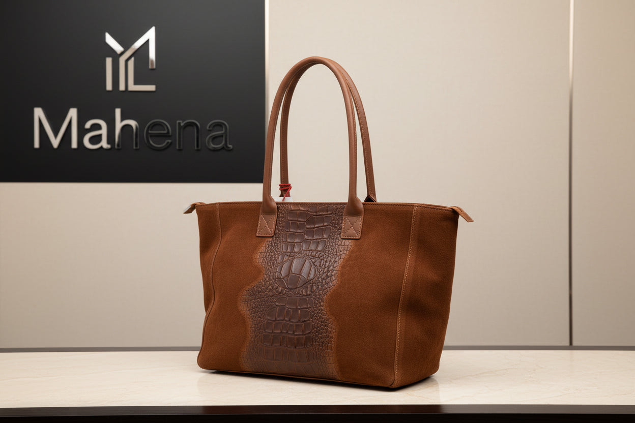 Borsa Lola Pelle Made in Italy effetto scamosciato Bellissima