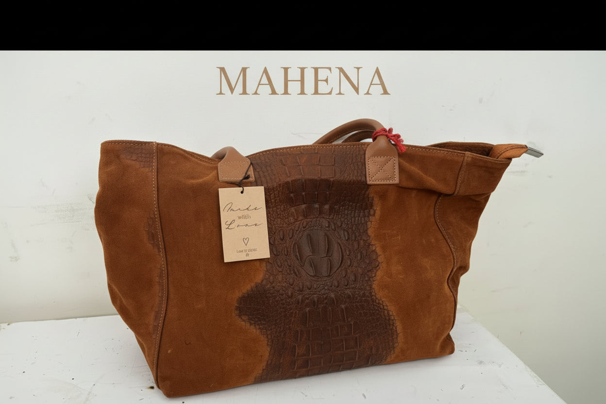 Borsa Lola Pelle Made in Italy effetto scamosciato Bellissima